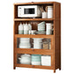 Brown Bamboo Kitchen Server Modern Dining Server for Living Room 31.5"L x 13"W x 54.7"H Clearhalo 'buffet_sideboard' 'Buffets & Sideboards' 'furn' 'furn_buffet_sideboard' 'Furniture' 'Kitchen & Dining Furniture' 6609811