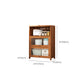 Brown Bamboo Kitchen Server Modern Dining Server for Living Room Clearhalo 'buffet_sideboard' 'Buffets & Sideboards' 'furn' 'furn_buffet_sideboard' 'Furniture' 'Kitchen & Dining Furniture' 6609824