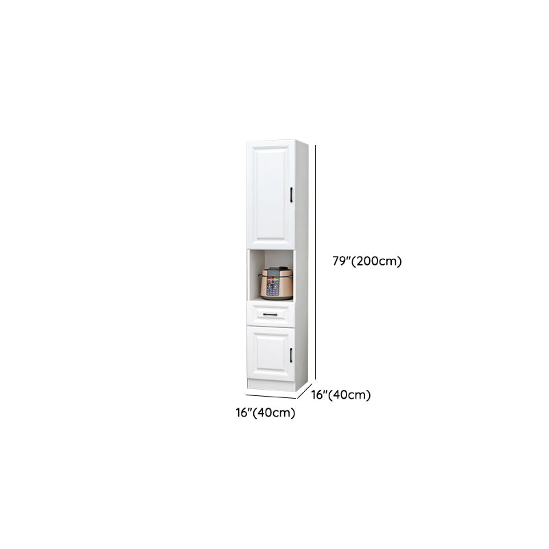 Server per la cena in stile glam ingegnerizzato in legno con archiviazione aperta