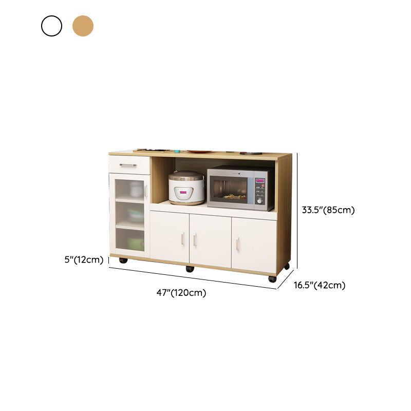 Server moderno per la cena in stile server ingegnerizzato con archiviazione aperta