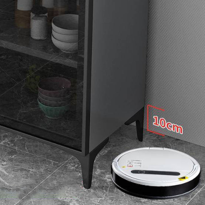 Modern Style Dinner Server Engineered Wood Server with Metal Legs Clearhalo 'buffet_sideboard' 'Buffets & Sideboards' 'furn' 'furn_buffet_sideboard' 'Furniture' 'Kitchen & Dining Furniture' 6609985