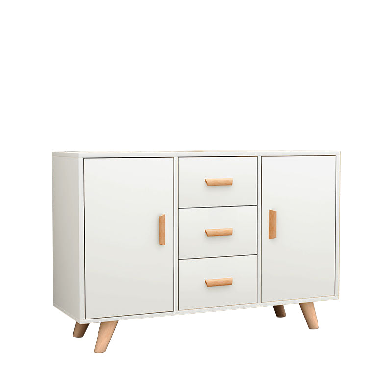 Server moderno in stile server ingegnerizzato da cucina con gambe in legno