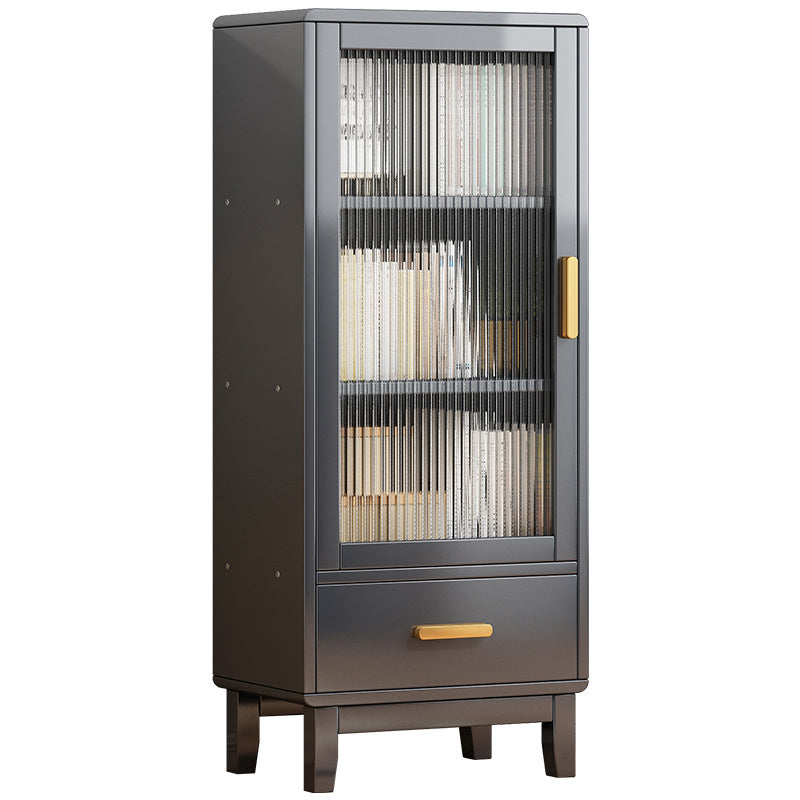 Glam -stijl Acryl -deurserver Bamboo Dinner Server met 1 lade