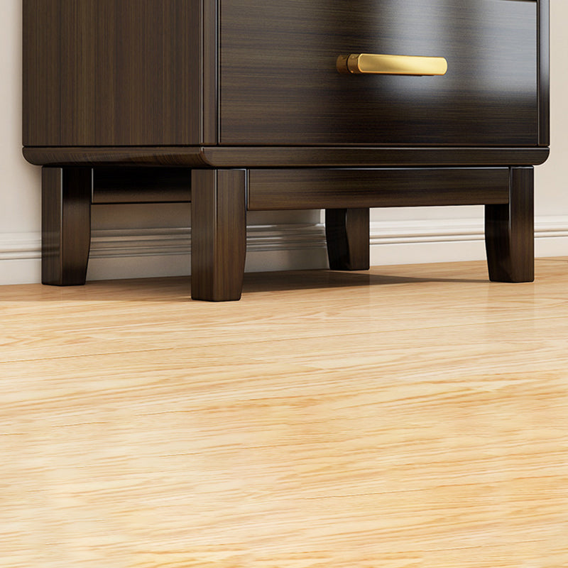 Glam -stijl Acryl -deurserver Bamboo Dinner Server met 1 lade