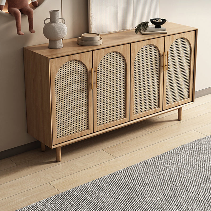 Tavolo a buffet in legno massiccio moderno scheda laterale in stile moderno con armadi