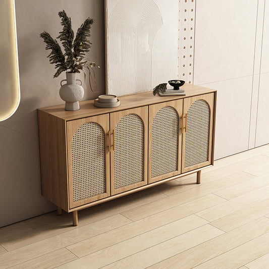 Tavolo a buffet in legno massiccio moderno scheda laterale in stile moderno con armadi