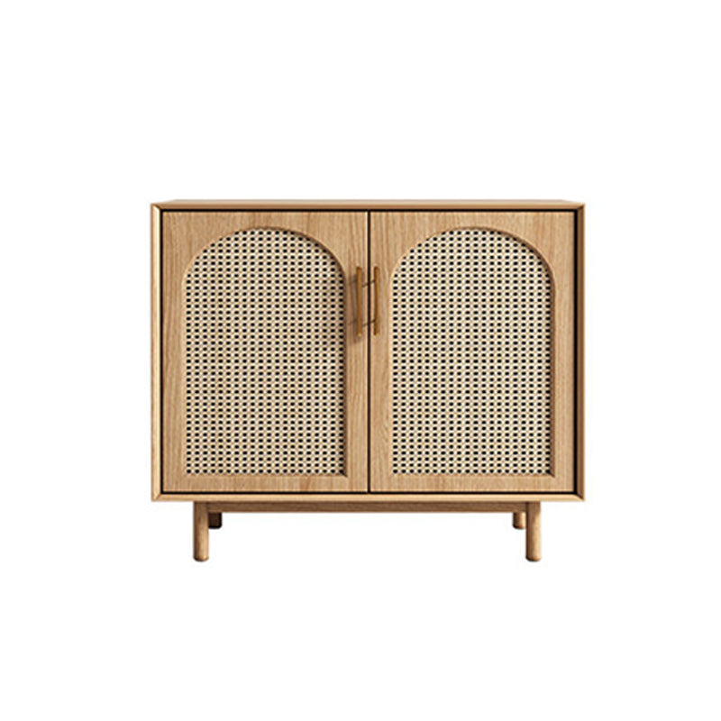 Tavolo a buffet in legno massiccio moderno scheda laterale in stile moderno con armadi