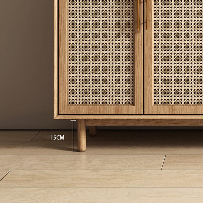 Tavolo a buffet in legno massiccio moderno scheda laterale in stile moderno con armadi