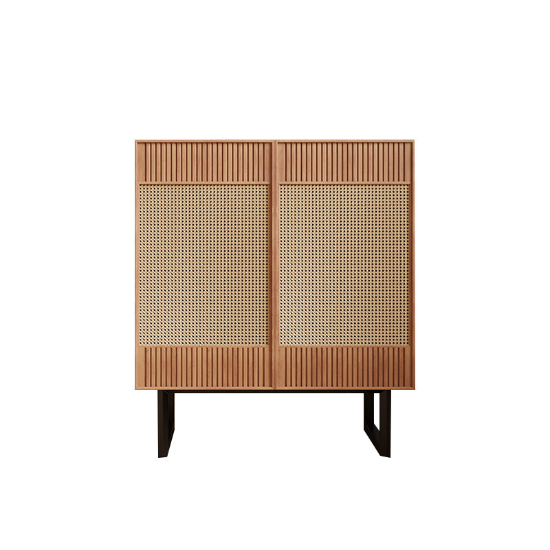 Tavolo da buffet contemporaneo Scheda laterale in legno massiccio con armadi