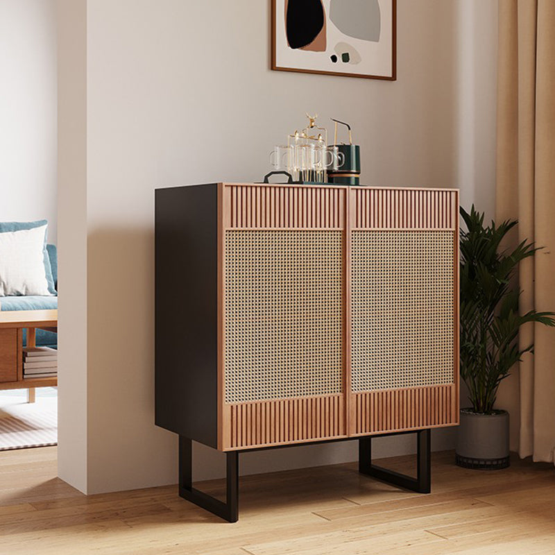 Tavolo da buffet contemporaneo Scheda laterale in legno massiccio con armadi