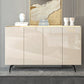 Glam Style Sideboard Cabinet Wood Buffet Sideboard with Cabinets