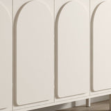 Selteboard in legno a buffet in stile contemporaneo con armadi