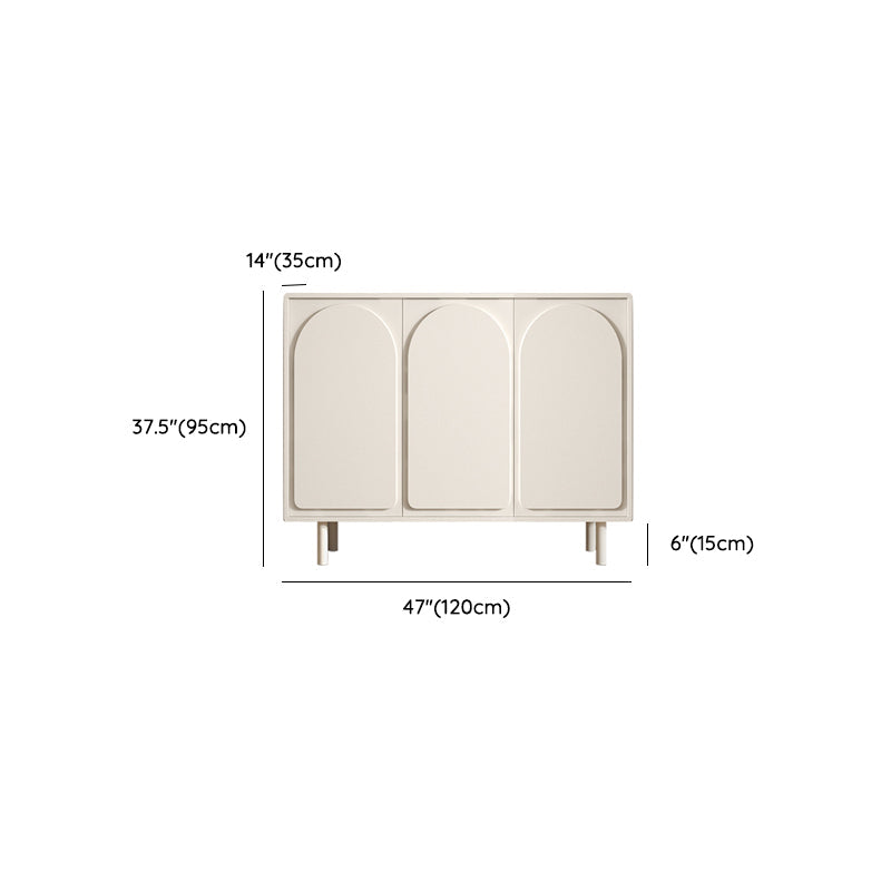 Selteboard in legno a buffet in stile contemporaneo con armadi