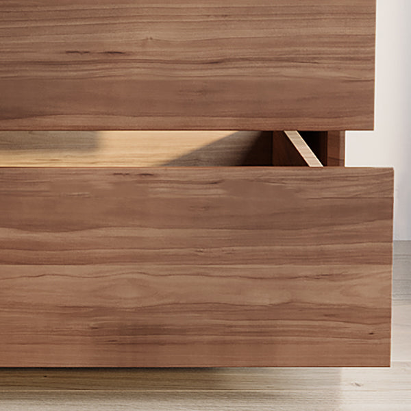 Sideboard a buffet marrone con cassetti server per pranzo contemporanei