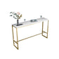 Rectangular Bar Height Table Gold Legs and Metal Base Bistro Pub Table Clearhalo 'Bar Furniture' 'Bar Tables' 'bar_tables' 'furn' 'furn_bar_tables' 'Furniture' 'Kitchen & Dining Furniture' 6610343