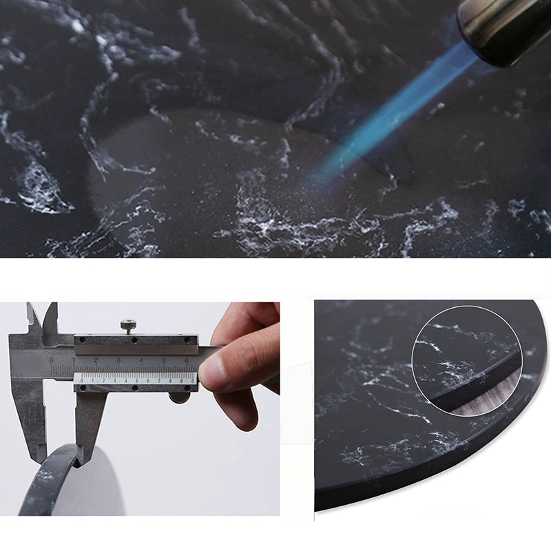 Marble Top Bar Table Rectangle Contemporary Style Pub Table for Cafe Clearhalo 'Bar Furniture' 'Bar Tables' 'bar_tables' 'furn' 'furn_bar_tables' 'Furniture' 'Kitchen & Dining Furniture' 6610420