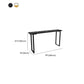 Marble Top Bar Table Rectangle Contemporary Style Pub Table for Cafe Clearhalo 'Bar Furniture' 'Bar Tables' 'bar_tables' 'furn' 'furn_bar_tables' 'Furniture' 'Kitchen & Dining Furniture' 6610432