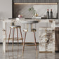 Glam Rectangle Bistro Bar Table Sintered Stone Bar Table for Home 63"L x 15.7"W x 39.4"H Without Chairs Clearhalo 'Bar Furniture' 'Bar Tables' 'bar_tables' 'furn' 'furn_bar_tables' 'Furniture' 'Kitchen & Dining Furniture' 6610476