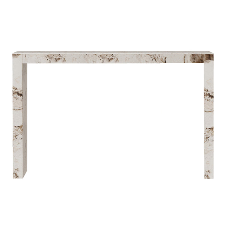 Glam Rectangle Bistro Bar Table Sintered Stone Bar Table for Home Clearhalo 'Bar Furniture' 'Bar Tables' 'bar_tables' 'furn' 'furn_bar_tables' 'Furniture' 'Kitchen & Dining Furniture' 6610477