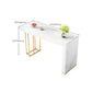 Rectangle Bistro Bar Table Sintered Stone Bar Table with Shelves Clearhalo 'Bar Furniture' 'Bar Tables' 'bar_tables' 'furn' 'furn_bar_tables' 'Furniture' 'Kitchen & Dining Furniture' 6610493