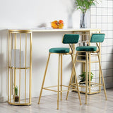 Bistro -Bar des industriellen Stils Bistro Bar Schreibtisch Marmor Top Spezialpubtisch für Cafe