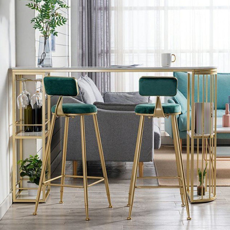 Bistro-Barschreibtisch im Industriestil mit Marmorplatte, Spezial-Pub-Tisch für Cafés