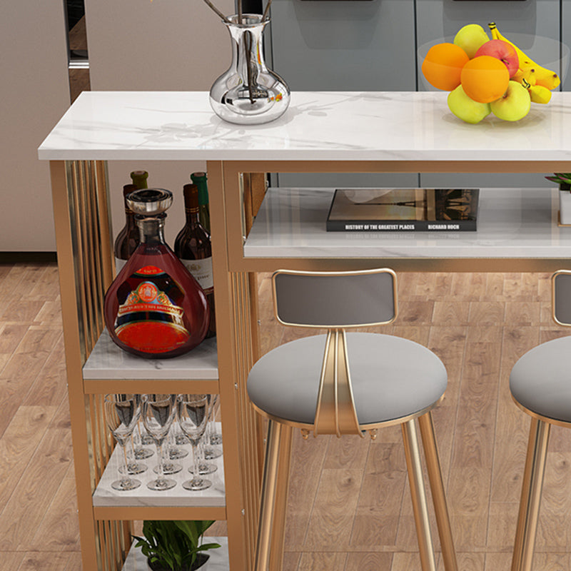 Modern Style Wood Bar Stool Table Rectangle Bar Table for Cafe Clearhalo 'Bar Furniture' 'Bar Tables' 'bar_tables' 'furn' 'furn_bar_tables' 'Furniture' 'Kitchen & Dining Furniture' 6610588