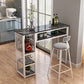 Modern Style Wood Bar Stool Table Rectangle Bar Table for Cafe Clearhalo 'Bar Furniture' 'Bar Tables' 'bar_tables' 'furn' 'furn_bar_tables' 'Furniture' 'Kitchen & Dining Furniture' 6610594