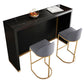 Sintered Stone Bistro Bar Table Rectangle Wooden Base Bar Table for Home Clearhalo 'Bar Furniture' 'Bar Tables' 'bar_tables' 'furn' 'furn_bar_tables' 'Furniture' 'Kitchen & Dining Furniture' 6610637
