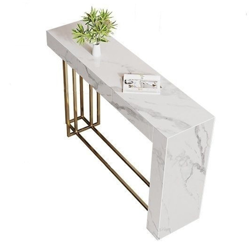 Gesinterde stenen bistro-bartafel Moderne schraag-bartafel voor keuken