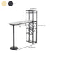 Mesa de Bar de piedra sinterizada, estante para vinos moderno, mesa de Bar para sala de estar