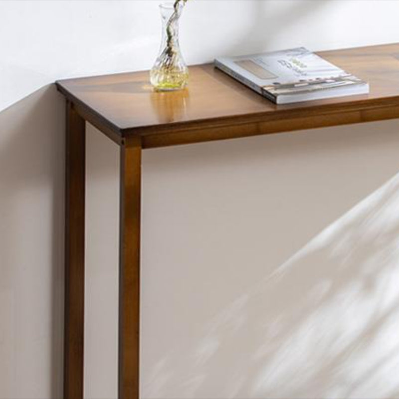 Contemporary Bar Height Table Trestle Counter Height Dining Table Clearhalo 'Bar Furniture' 'Bar Tables' 'bar_tables' 'furn' 'furn_bar_tables' 'Furniture' 'Kitchen & Dining Furniture' 6610707
