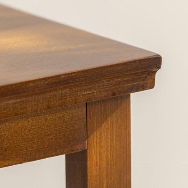 Contemporary Bar Height Table Trestle Counter Height Dining Table Clearhalo 'Bar Furniture' 'Bar Tables' 'bar_tables' 'furn' 'furn_bar_tables' 'Furniture' 'Kitchen & Dining Furniture' 6610709