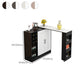 Rectangle Counter Height Table Modern Bar Dining Table with Shelves Clearhalo 'Bar Furniture' 'Bar Tables' 'bar_tables' 'furn' 'furn_bar_tables' 'Furniture' 'Kitchen & Dining Furniture' 6610778