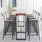 Solid Wood Bar Table Industrial Brown Dining Table for Kitchen Use Clearhalo 'Bar Furniture' 'Bar Tables' 'bar_tables' 'furn' 'furn_bar_tables' 'Furniture' 'Kitchen & Dining Furniture' 6610782