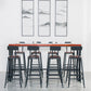 Solid Wood Bar Table Industrial Brown Dining Table for Kitchen Use Clearhalo 'Bar Furniture' 'Bar Tables' 'bar_tables' 'furn' 'furn_bar_tables' 'Furniture' 'Kitchen & Dining Furniture' 6610790