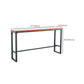 Solid Wood Bar Table Industrial Brown Dining Table for Kitchen Use Clearhalo 'Bar Furniture' 'Bar Tables' 'bar_tables' 'furn' 'furn_bar_tables' 'Furniture' 'Kitchen & Dining Furniture' 6610792
