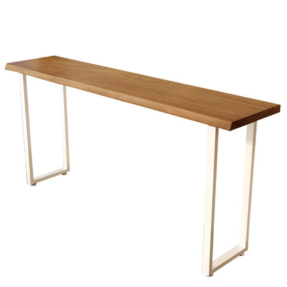 Contemporary Counter Height Table Solid Wood Bar Dining Table Without Chairs Clearhalo 'Bar Furniture' 'Bar Tables' 'bar_tables' 'furn' 'furn_bar_tables' 'Furniture' 'Kitchen & Dining Furniture' 6610871