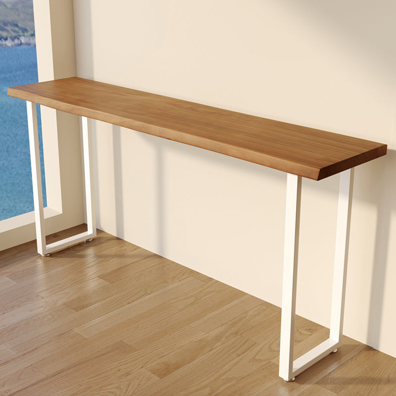 Contemporary Counter Height Table Solid Wood Bar Dining Table Clearhalo 'Bar Furniture' 'Bar Tables' 'bar_tables' 'furn' 'furn_bar_tables' 'Furniture' 'Kitchen & Dining Furniture' 6610875