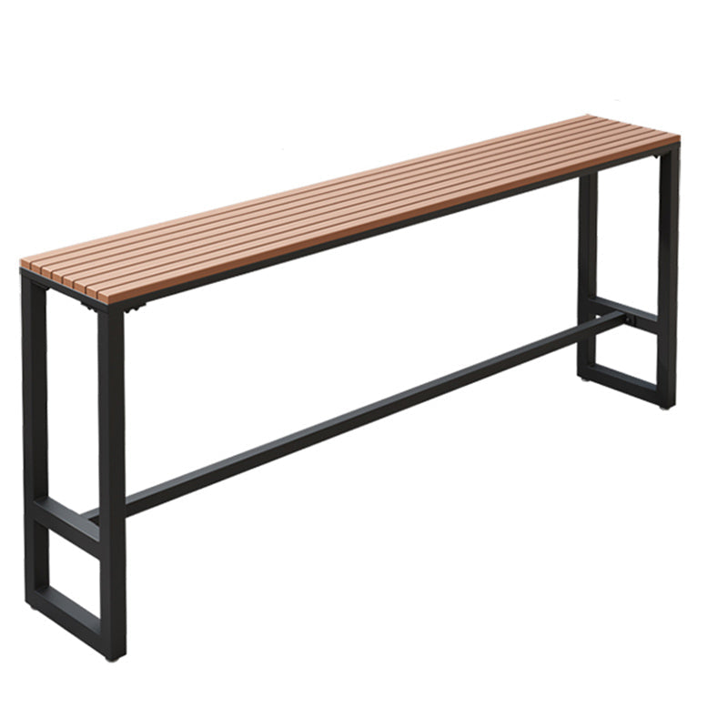 Rectangle Bar Dining Table Industrial Wood Counter Height Dining Table Without Chairs Clearhalo 'Bar Furniture' 'Bar Tables' 'bar_tables' 'furn' 'furn_bar_tables' 'Furniture' 'Kitchen & Dining Furniture' 6610955