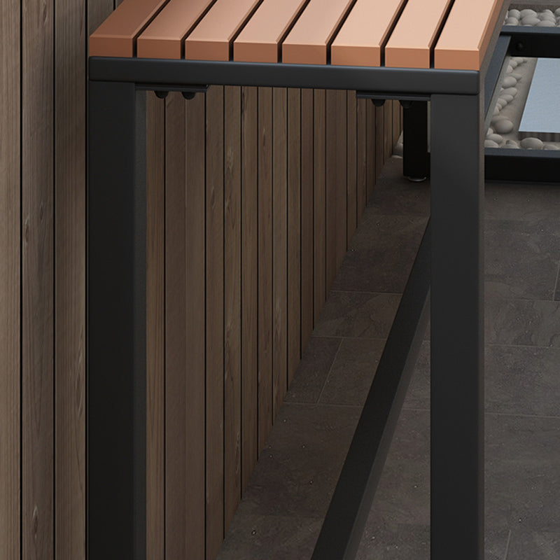 Rectangle Bar Dining Table Industrial Wood Counter Height Dining Table Clearhalo 'Bar Furniture' 'Bar Tables' 'bar_tables' 'furn' 'furn_bar_tables' 'Furniture' 'Kitchen & Dining Furniture' 6610956