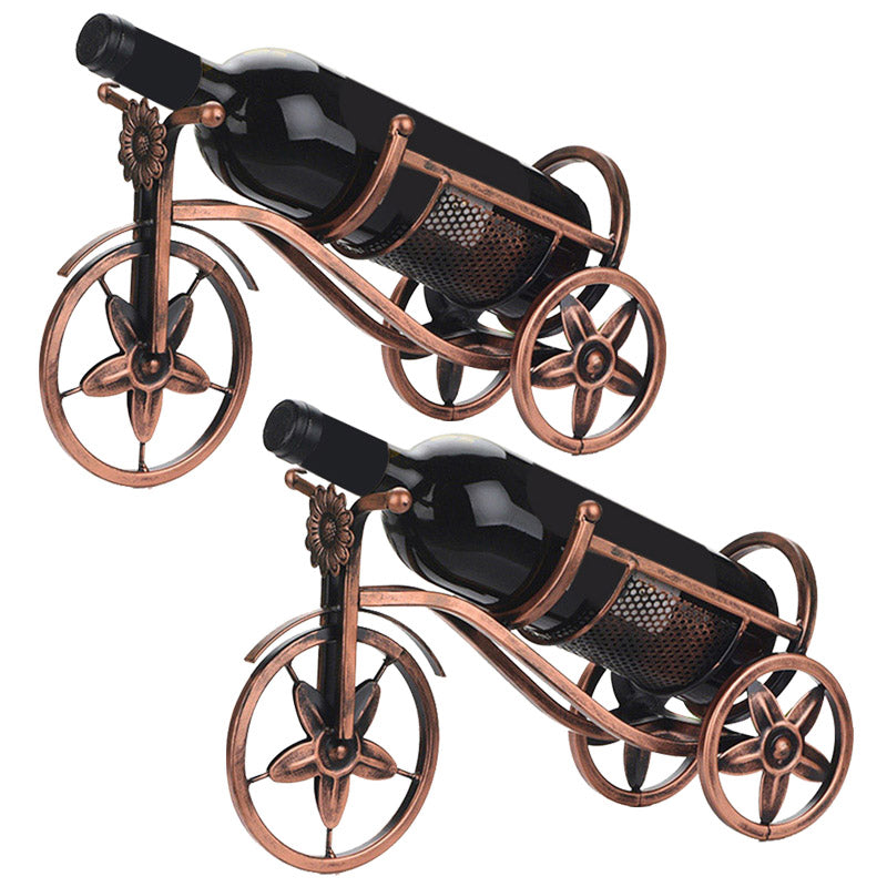 Metal Modern Wine Rack Bottle Tablero de botella de cobre para la cocina