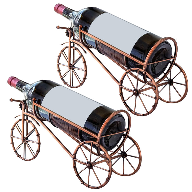 Metal Modern Wine Rack Bottle Tablero de botella de cobre para la cocina