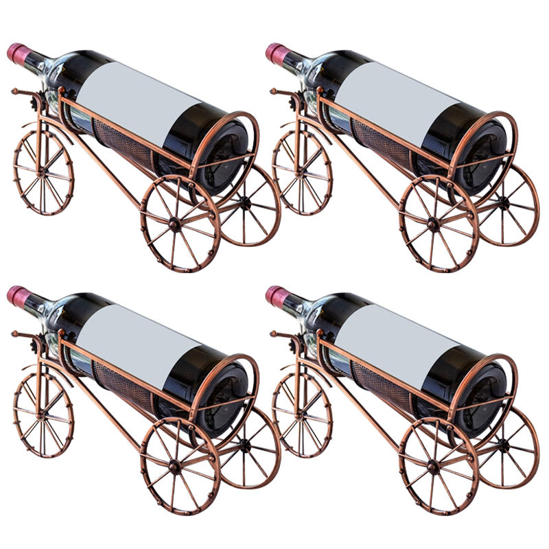 Metal Modern Wine Rack Bottle Tablero de botella de cobre para la cocina