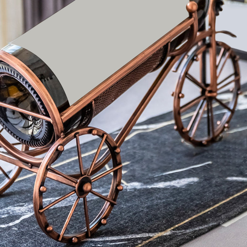 Metal Modern Wine Rack Bottle Tablero de botella de cobre para la cocina