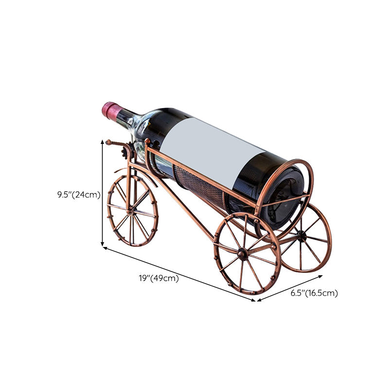 Metal Modern Wine Rack Bottle Tablero de botella de cobre para la cocina