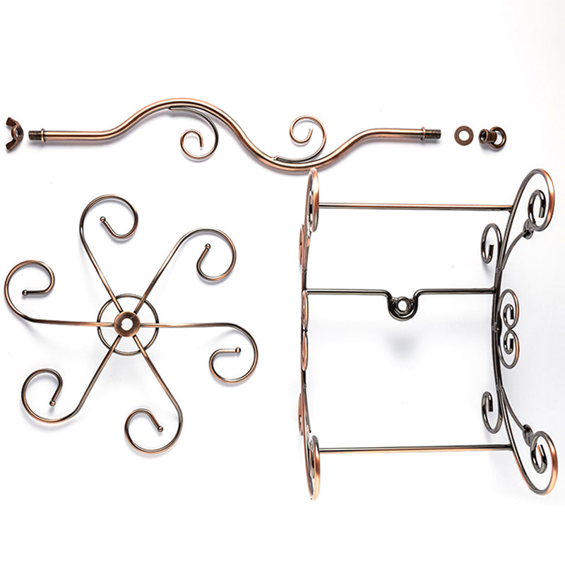 Kit de rejilla de vino de metal para soportes de vinos de encimera con almacenamiento de vino