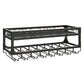 Wall Mounted Wine Rack Kit with Wine Storage Metal Wine Shelf