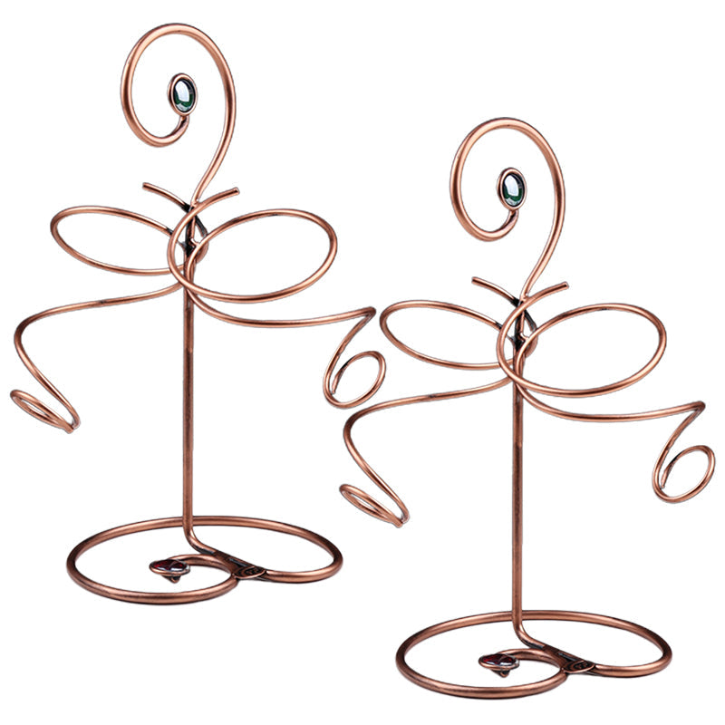 Porte-bouteille en or moderne support de bouteille de vin en métal pour cuisine