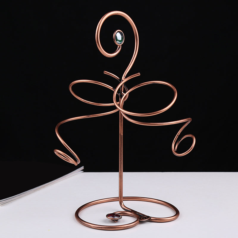 Porte-bouteille en or moderne support de bouteille de vin en métal pour cuisine